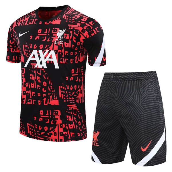 Entrenamiento Liverpool Conjunto Completo 2020 2021 Rojo Negro Blanco